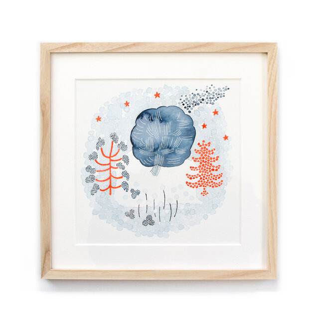 原画 │"ポラーノの広場" 宮沢賢治より │リキテックスリキッド