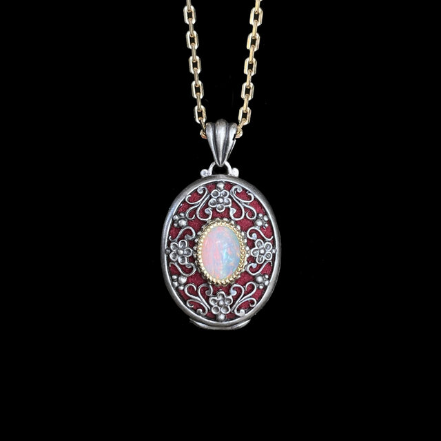 Grace｜グレース ロケット＆アロマ ペンダント (K18 ＆ SV925