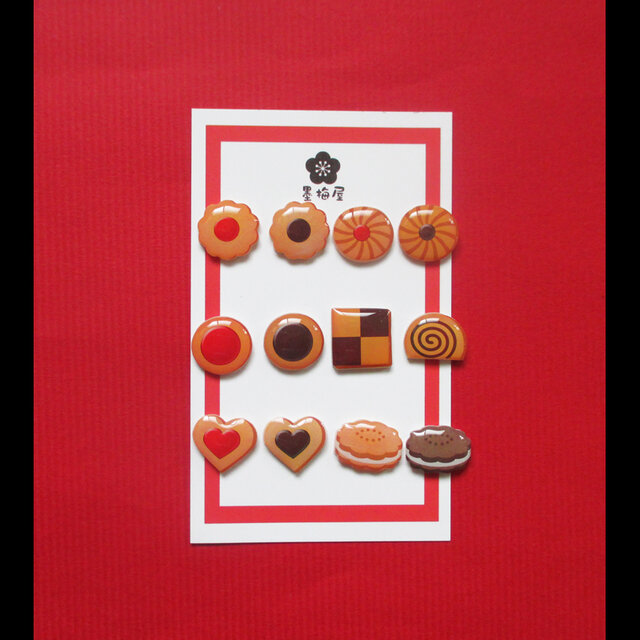 【選べるピンバッジミニ】クッキー