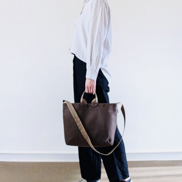 2way まるもちショルダー＊ブラウン