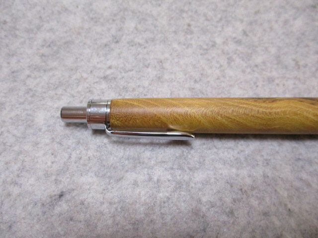 御蔵島桑 金桑 椿油仕上げ 木軸ボールペン(シャープペンシル) | iichi