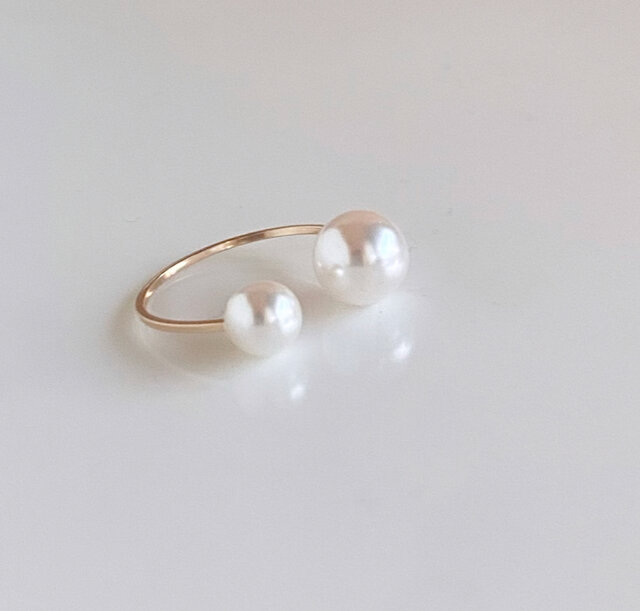 Twins pearl パール リング | iichi 日々の暮らしを心地よくする