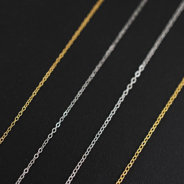 【オプション・チェーン変更カート】40㎝14KGF製アズキチェーン（GOLD)