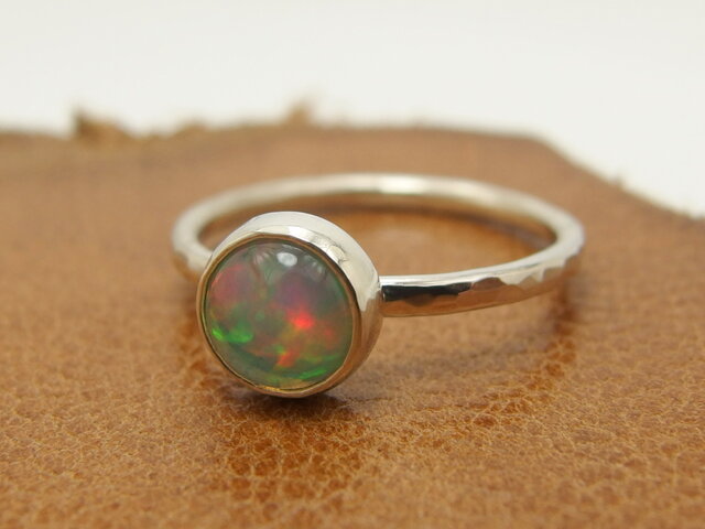 オパールリング9号 【silver】天然石 | iichi 日々の暮らしを心地よく