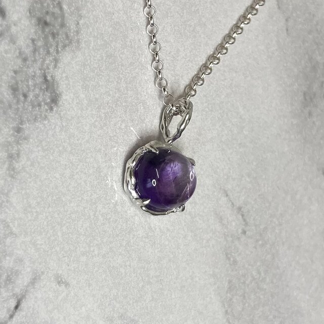 SV925 アメジスト ペンダントトップ (オーバル) | iichi 日々の暮らし