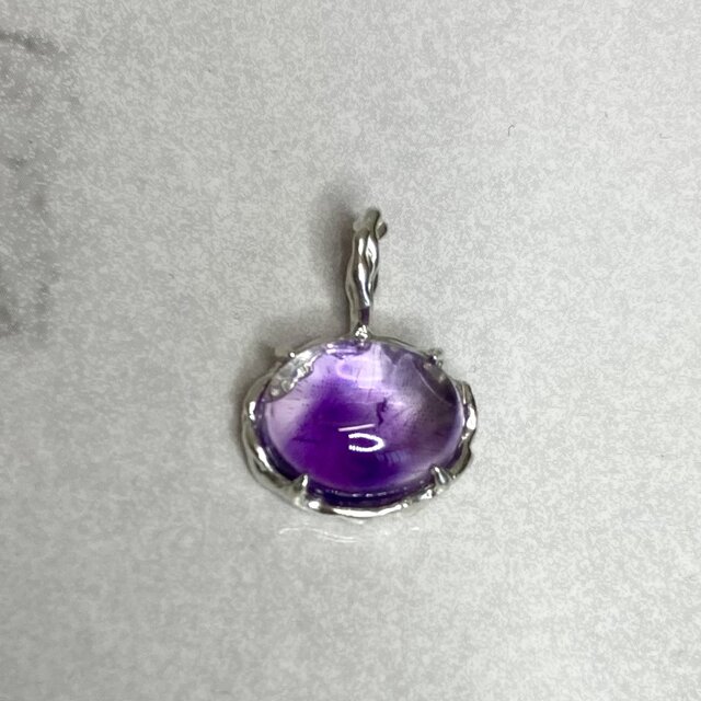 SV925 アメジスト ペンダントトップ (オーバル) | iichi 日々の暮らし