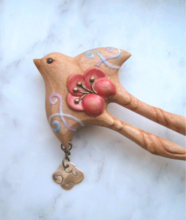 梅千鳥のかんざし