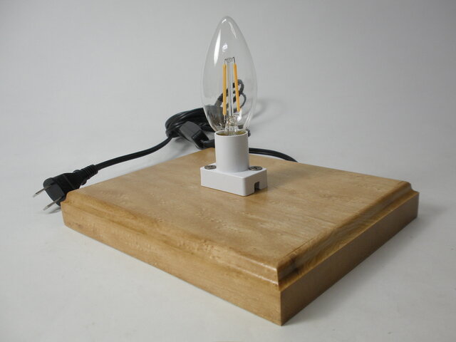 ステンドグラス用　ランプベースA (LED) ☆最安値挑戦中☆ステンドグラス専用ランプベースH34 E12