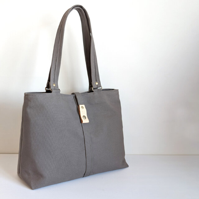 ハンドメイド　トートバッグ【帆布8号】 8号帆布トートバックの作り方 How to make a canvas tote bag