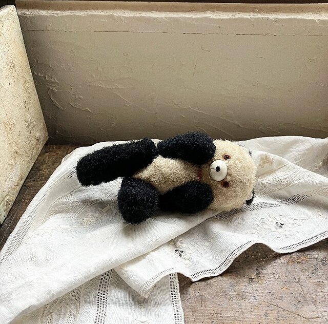⑅ 緑のパンツくん　ヴィンテージ テディベア アンティークベア　⑅ 楽天市場】【最短即日出荷】アンティークテディベアのジャンパー