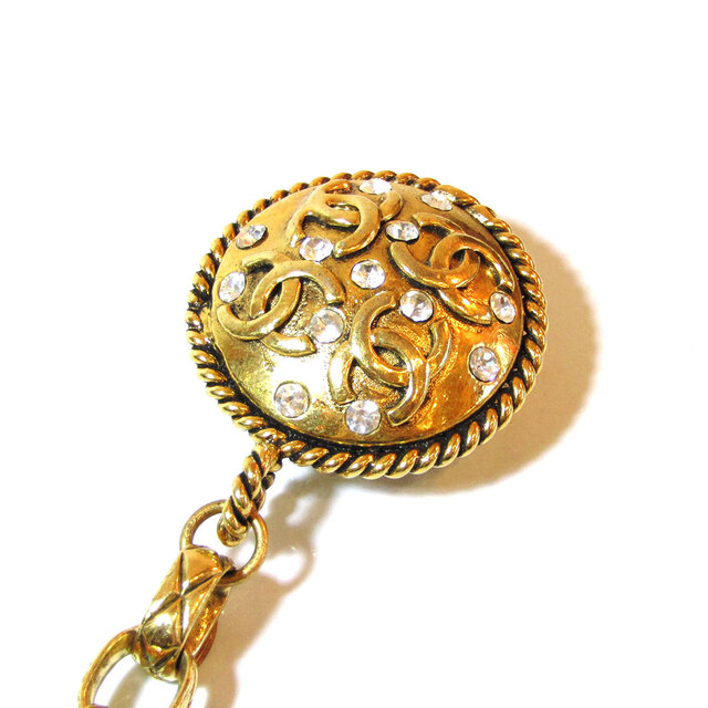 CHANEL」 Vintage Gold Tone Coco Mark Keychain | iichi 日々の