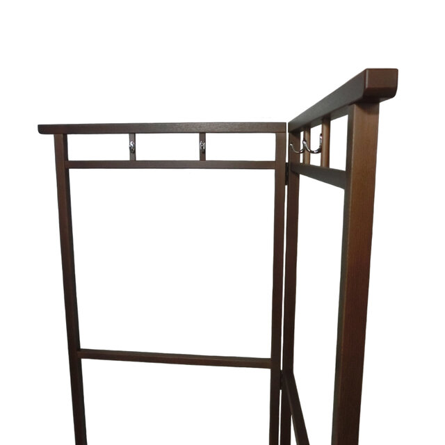 国産 衣桁 360度 回転フック シルバー付き 衣桁 360度 回転フック シルバー 限定1 | iichi 日々の暮らしを