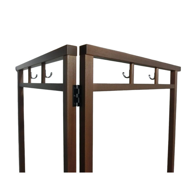 国産 衣桁 360度 回転フック シルバー付き 衣桁 360度 回転フック シルバー 限定1 | iichi 日々の暮らしを