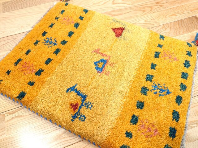 本日限りiichi限定超目玉品】ペルシャ ギャッベ 玄関マット小