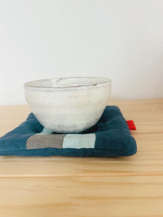 5色リネンのポットマット