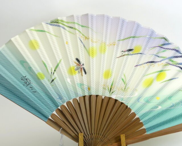 TGS2024 ENDER LILIES 扇子 TGS2024 ENDER LILIES 扇子 扇子 黒染 蛍セット 紺