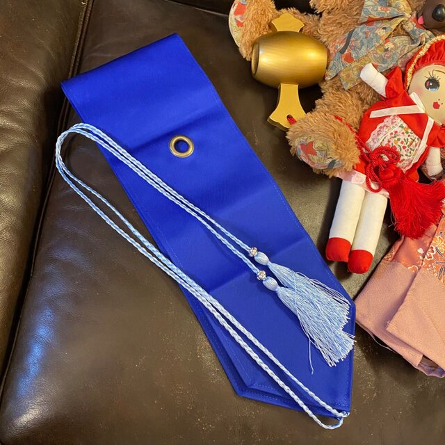 着物 ロング ワンピース リメイク 帯 和洋折衷 花々と鶴が巧みに