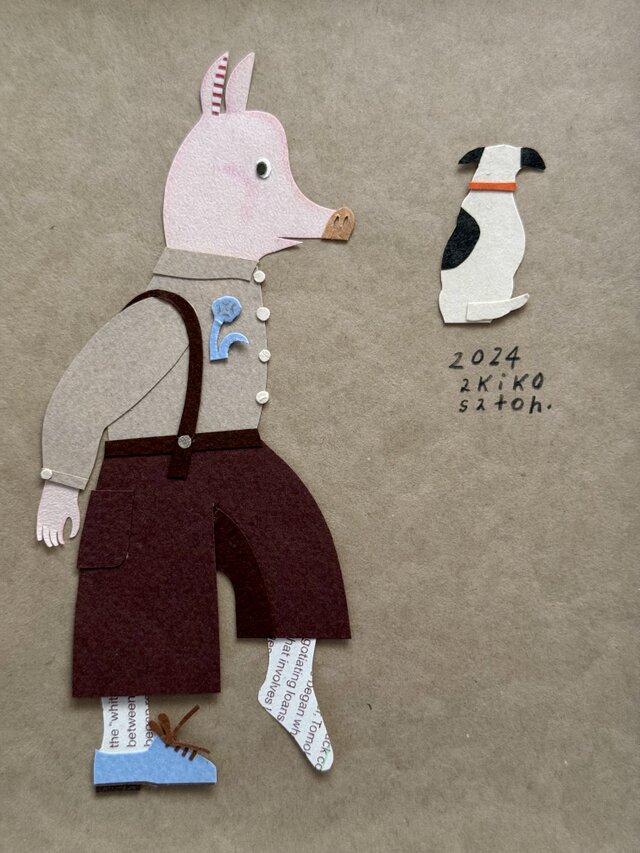 靴の行へ　原画のみ