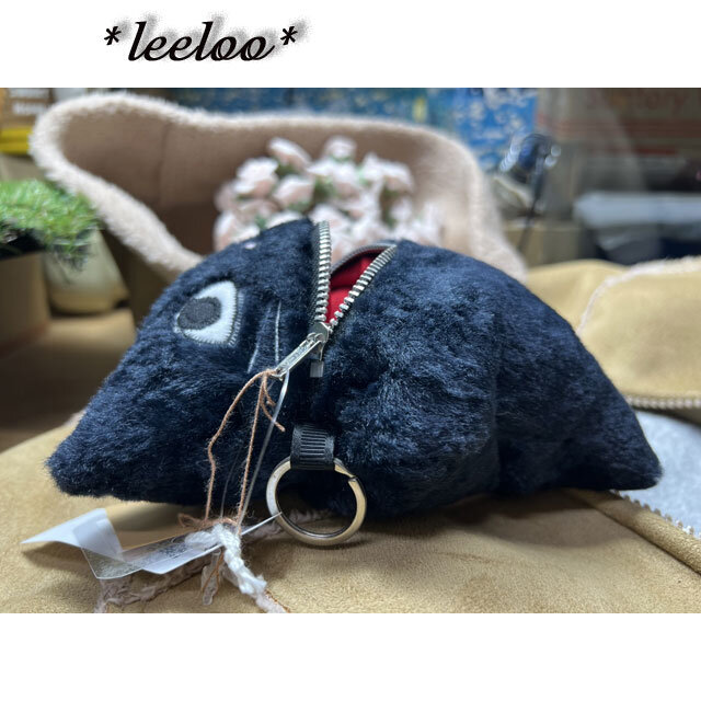 里親募集★くろねこ★黒猫のポーチ★しっぽ付★小 里親募集☆くろねこ☆黒猫のポーチ☆しっぽ付☆小 | iichi 日々の