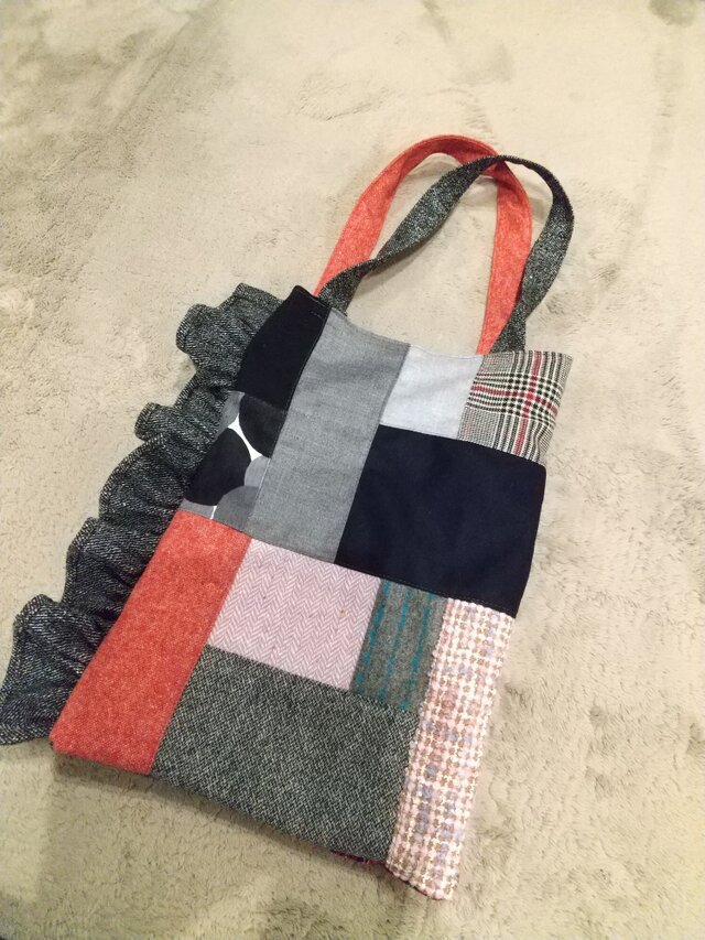 ウールパッチワークトートバッグB | iichi 日々の暮らしを