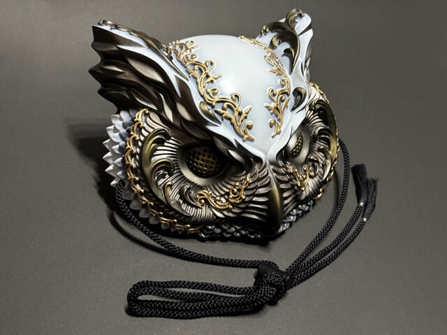 梟面 Gothic Ver.（White×silver） | iichi 日々の暮らしを