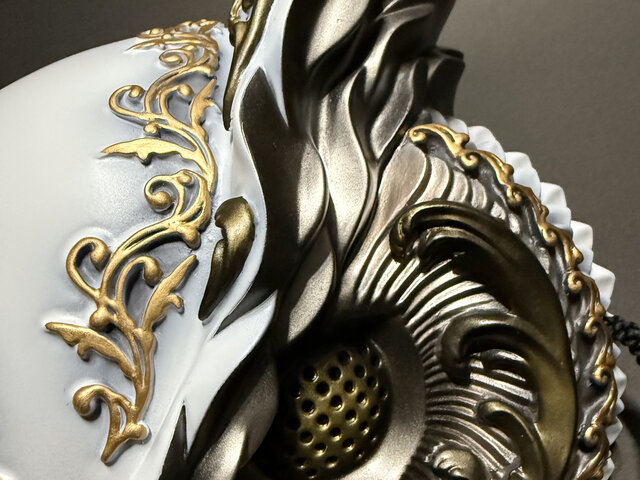 梟面 Gothic Ver.（White×silver） | iichi 日々の暮らしを