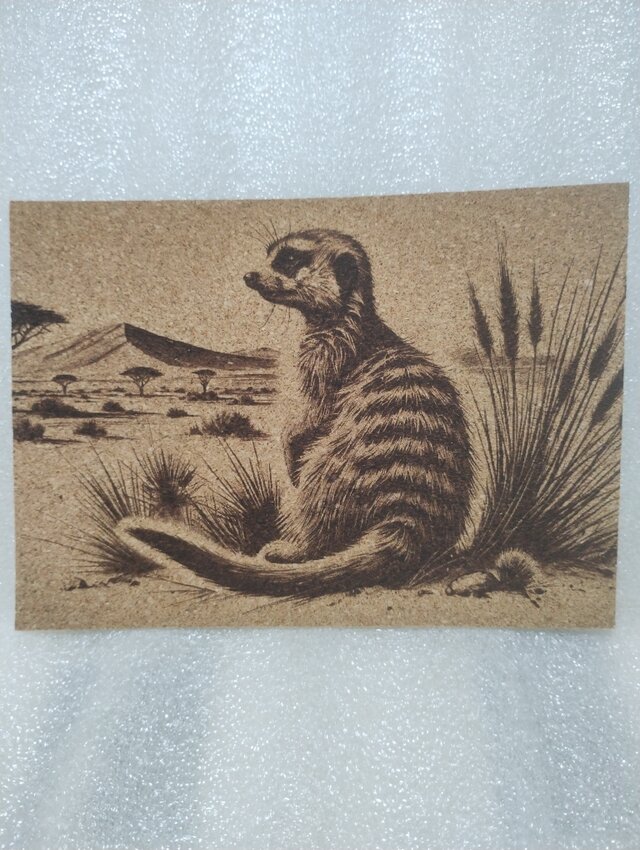 コルクシート　草原のミーアキャット