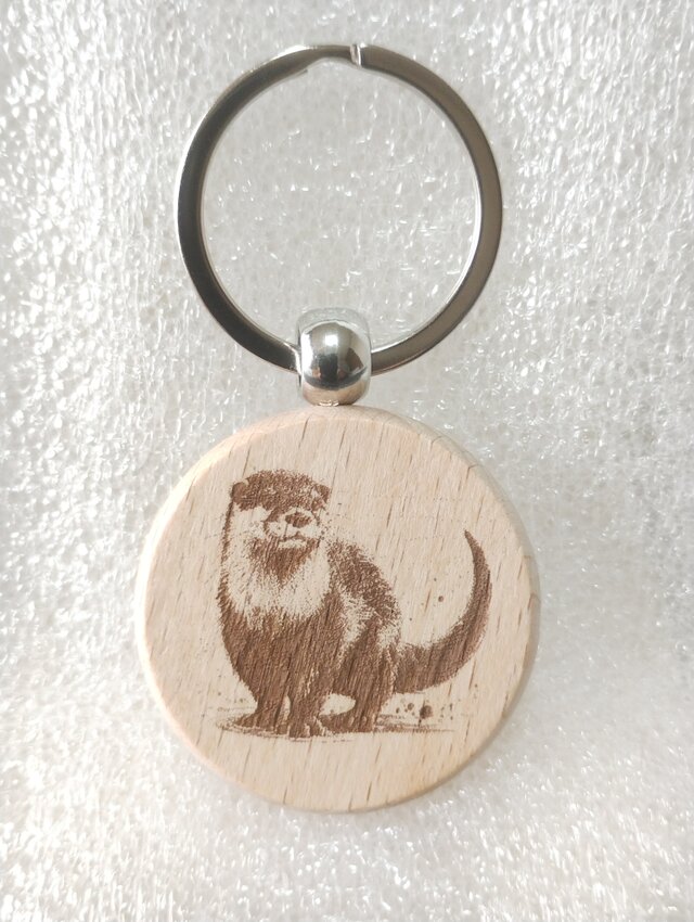キーホルダー　カワウソ