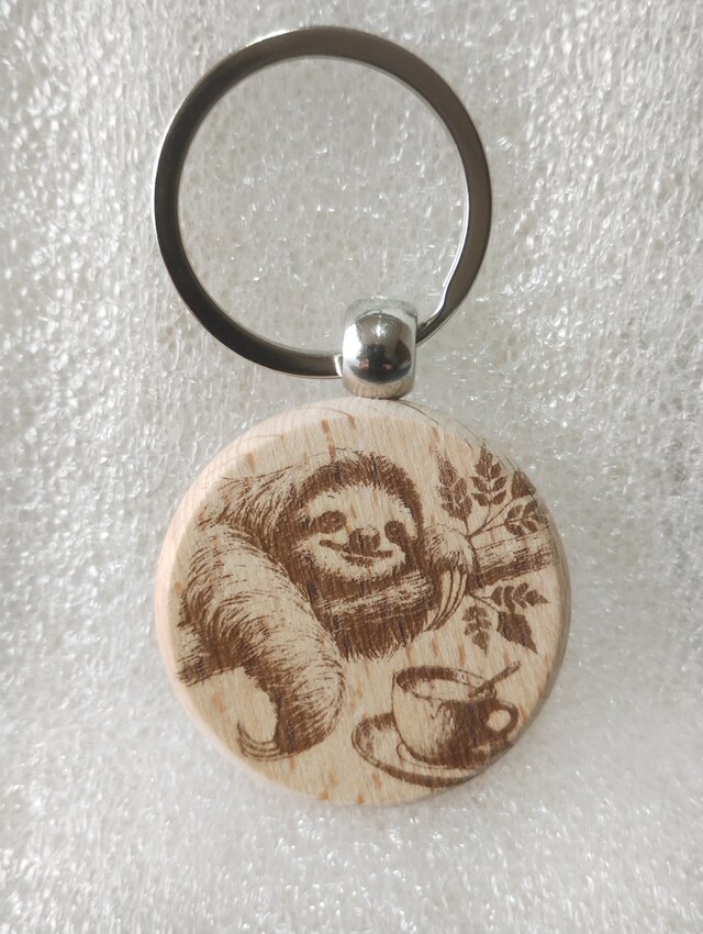 キーホルダー　ナマケモノ