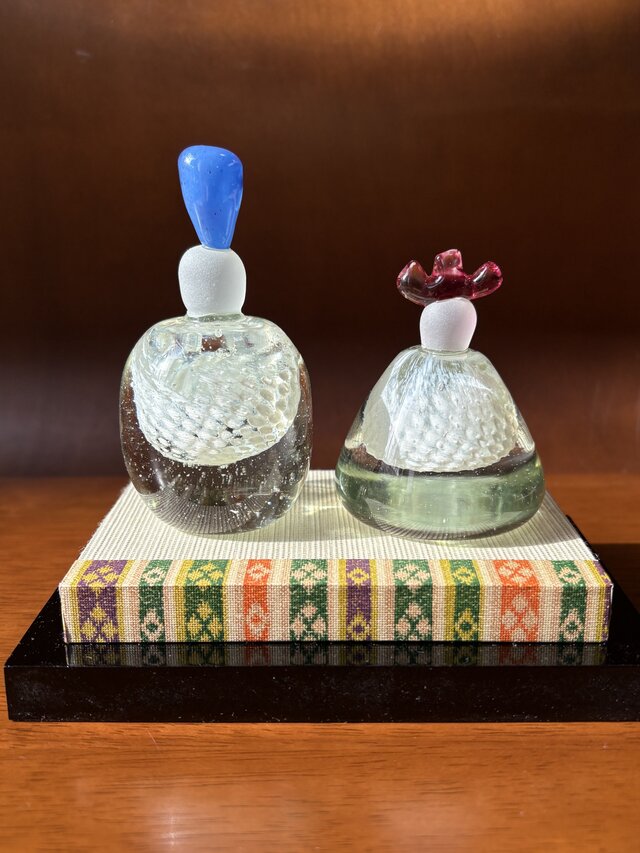 ガラスのお雛様 白珠(桃の節句) 雛人形おひなさま⑴ | iichi 日々の