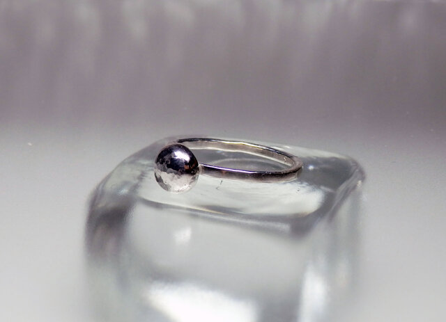 ナゲットリングSilver 彫金シルバーナゲットリング 11号 | iichi 日々の暮らしを心地よく