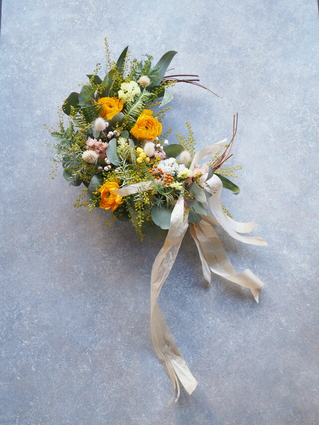 瀬戸内の森のリース | iichi 日々の暮らしを心地よくするハンドメイド