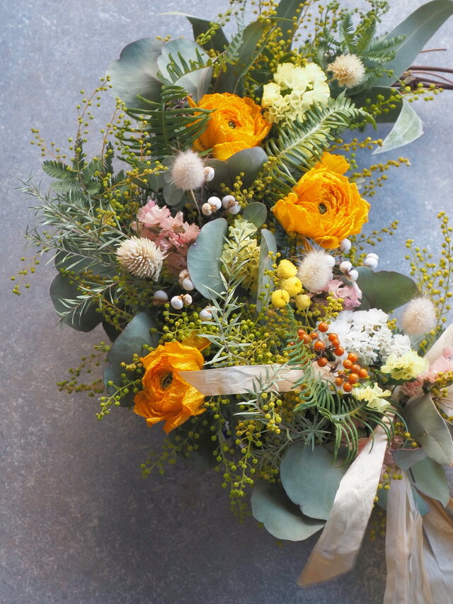 瀬戸内の森のリース | iichi 日々の暮らしを心地よくするハンドメイド