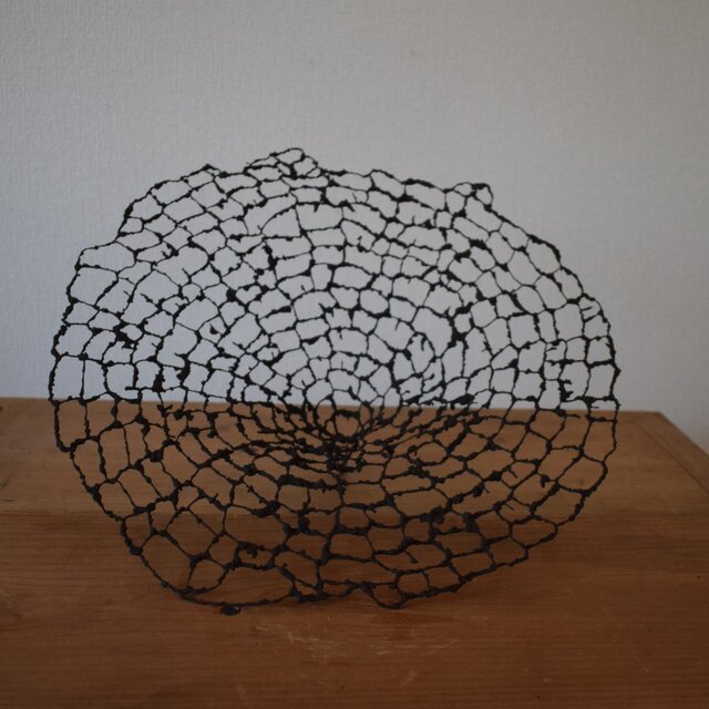 ワイヤーワークオブジェ　漏斗状