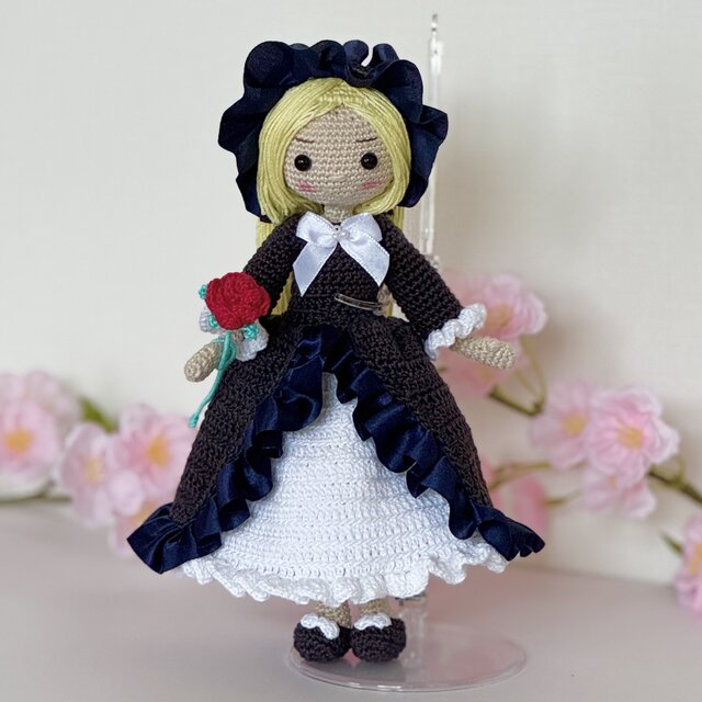 あみぐるみ・女の子✿Gosick ヴィクトリカをイメージした・着せ替え お