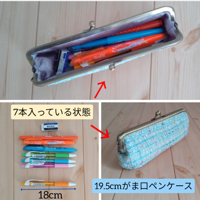 定番のお歳暮 ウィリアムモリス がま口ペンケース 口金19.5cm 花柄 ピンパネル 机上用品・文具収納