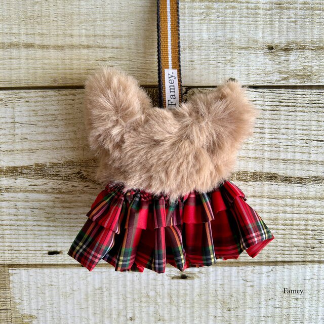 ☆プレゼントがオシャレXmasフリル猫ちゃんチャーム☆ 【公式通販】