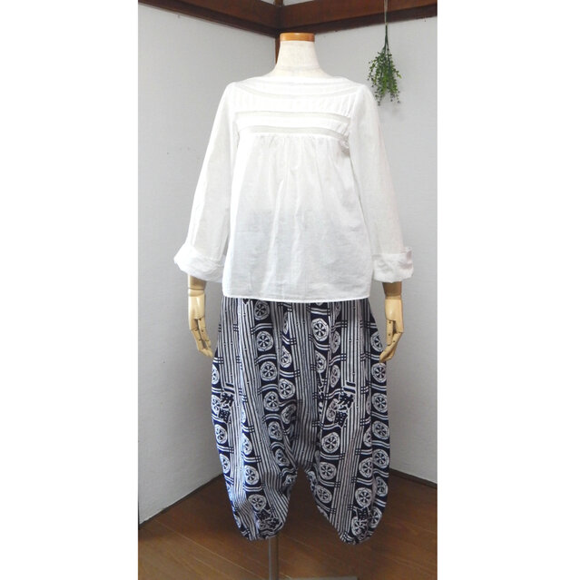 大相撲 二所ノ関 反物 サルエルパンツ ユニセックス | iichi 日々の