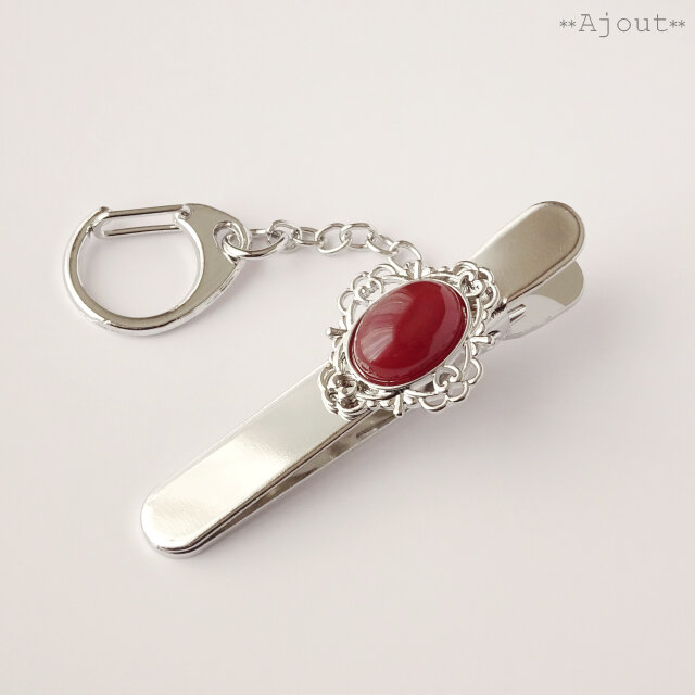 レッドアゲートのキークリップ《KC-3》