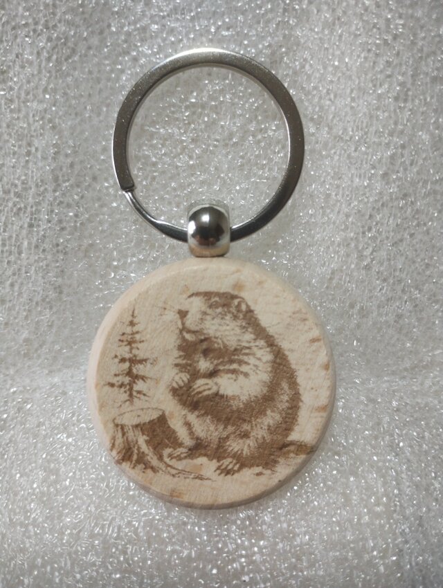 キーホルダー　マーモット