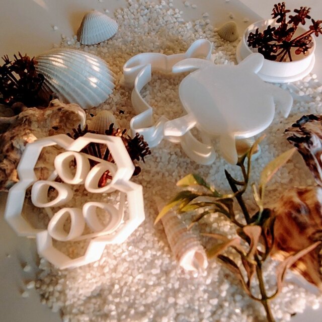 カメのクッキー型 お菓子作り 製菓用 抜き型 型抜きクッキー型 | iichi