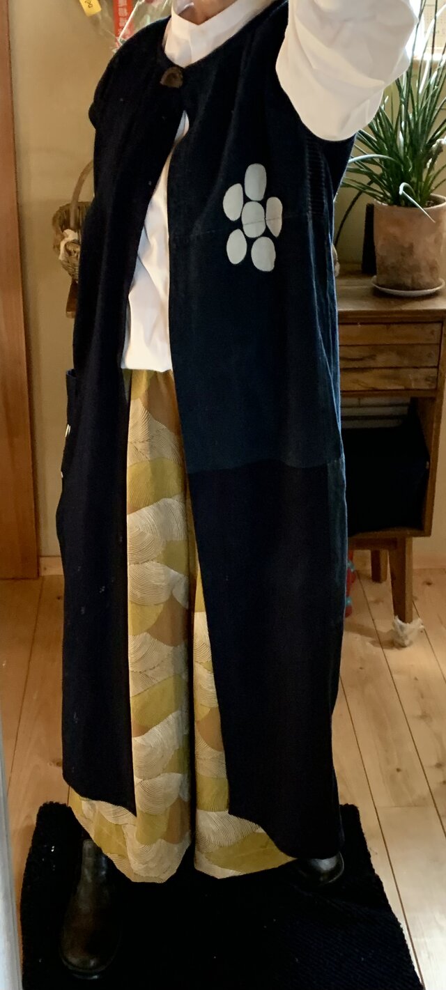 T様専用　家紋紋ロングベスト