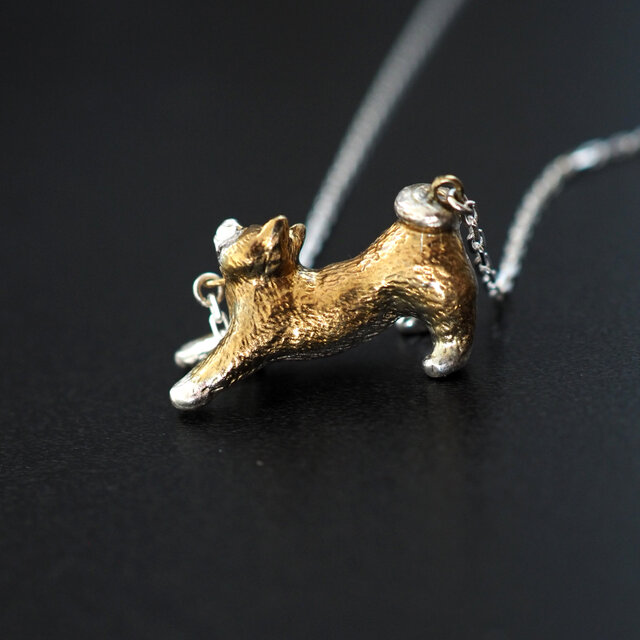 拒否柴犬ペンダント | iichi 日々の暮らしを心地よくするハンドメイド