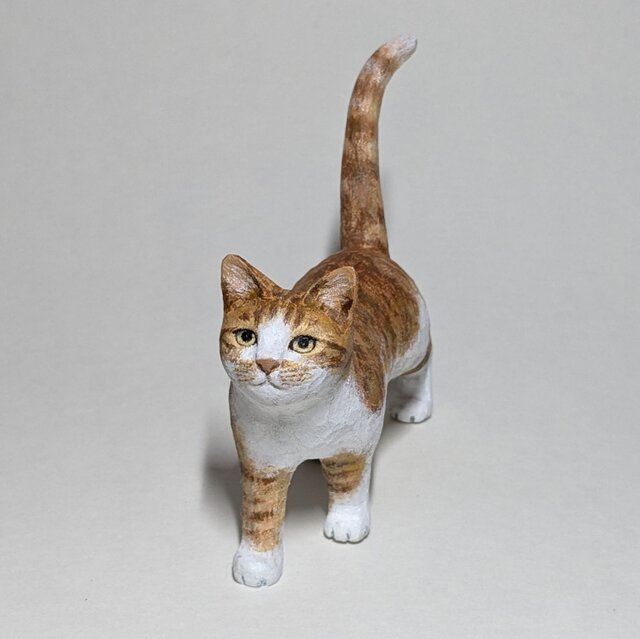 MAKOTO NISHI猫の木製彫刻′96 ねこ | 木彫 彫刻家 はしもとみお ホームページ