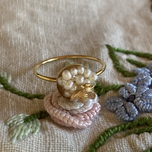 ”14kg”　蜂とケシパールのリング