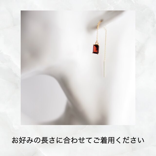 宝石質グリーンオニキスAAA＊14kgfアメリカンピアス 小ぶり | iichi