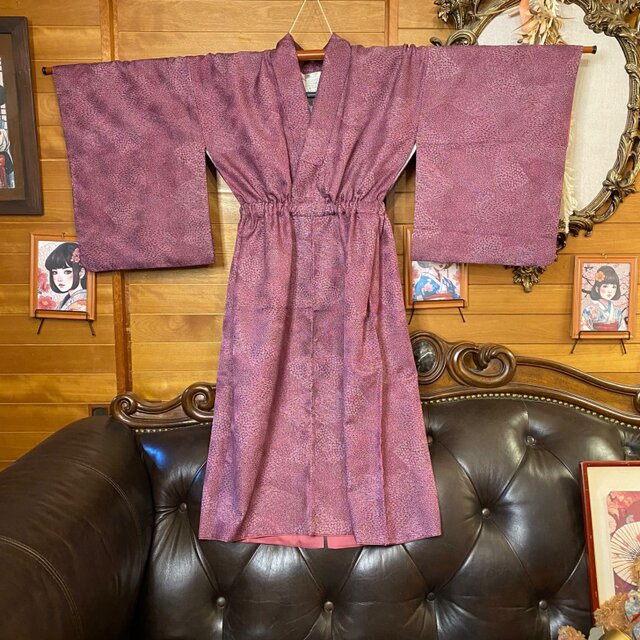 着物 ワンピース ドレス ハンドメイド リメイク 重ね衿 襟 和洋