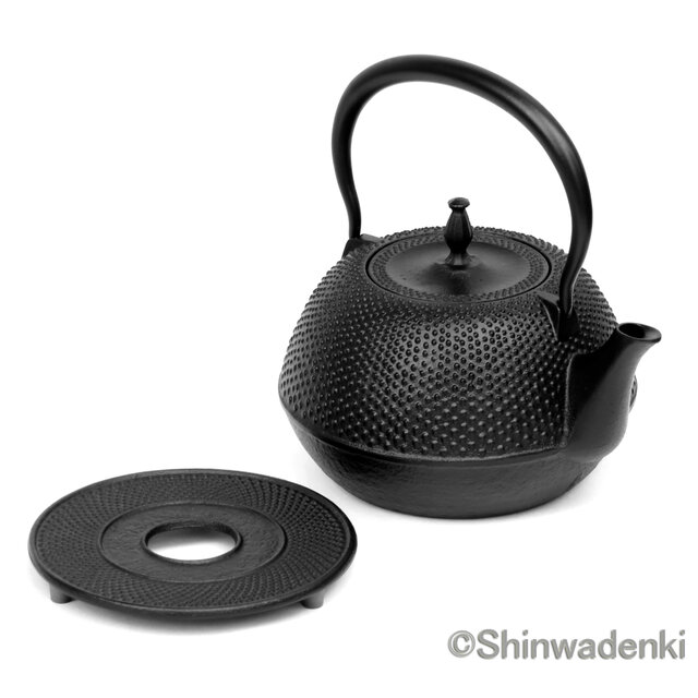 takazaru　南部鉄瓶　丸型アラレ　銘入 専門ショップ 丸南部アラレ 鉄瓶 takazaru 南部鉄瓶 丸型アラレ 銘入