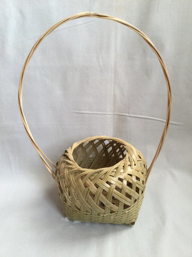 福袋花かご（青竹皮付き）B