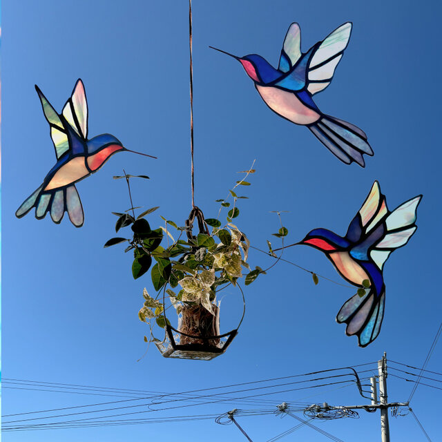 大判ステンドグラス Hummingbird ハミングバードと蘭グラスマスターズ社 il_fullxfull.2549713059_gb49.jpg